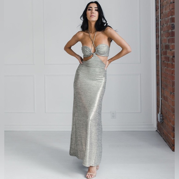Significant Other Dresses & Skirts - SIGNIFICANT OTHER Chloe Maxi Dress in Gold
